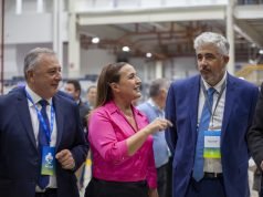 Myrian Prunotto compartió la inauguración del centro de distribución de Droguería del Sud.