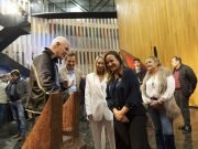 Myrian Prunotto encabezó la inauguración de una muestra colectiva de esculturas en la Legislatura.