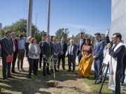 La Legislatura plantó un olivo en homenaje al Papa Francisco.