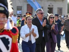 Myrian Prunotto acompañó la procesión en honor al Cristo de la Buena Muerte en Reducción