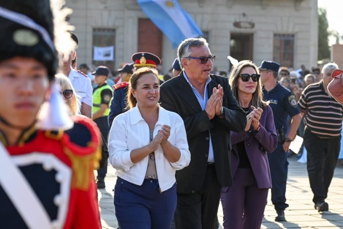 Myrian Prunotto acompañó la procesión en honor al Cristo de la Buena Muerte en Reducción