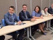 Legisladores cordobeses participaron en la Cumbre de Naciones por la Paz y la Reconciliación.