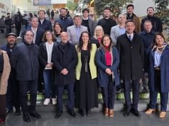 La delegación cordobesa en Chile visitó la prestigiosa Universidad San Sebastián.