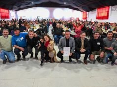La vicegobernadora participó de la Fiesta del Locro en Costa Sacate