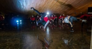 Rumbo al mundial, los grupos de hip-hop Maxtreme y Prototype pasaron por la Legislatura.