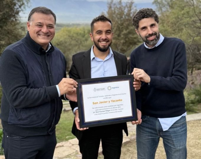 San Javier Yacanto fue distinguido como uno de los pueblos más lindos del país y competirá por un reconocimiento mundial.