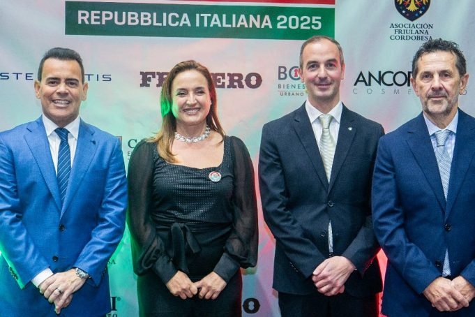 Myrian Prunotto compartió la Cena de Gala del Día de la República Italiana.