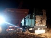 Tragedia en el sur de Córdoba: lo absorbió una tolva mientras trillaba maní.