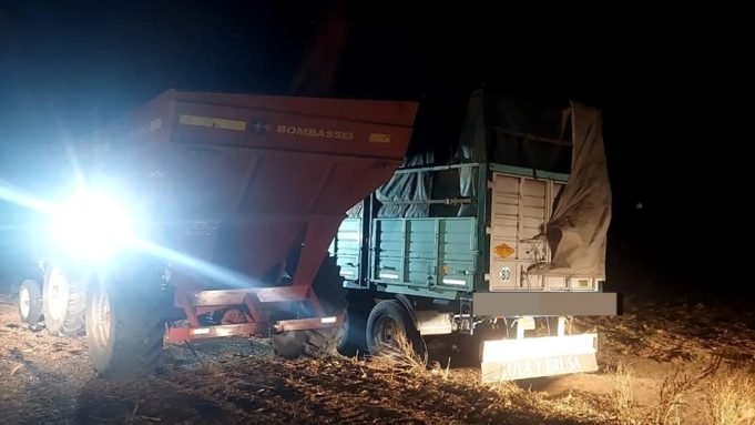 Tragedia en el sur de Córdoba: lo absorbió una tolva mientras trillaba maní.