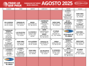 FARMACIAS DE TURNO AGOSTO 2025
