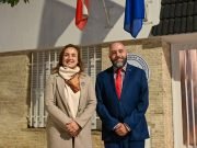 Myrian Prunotto se reunió en Las Varillas con el cónsul honorario de la República Checa.