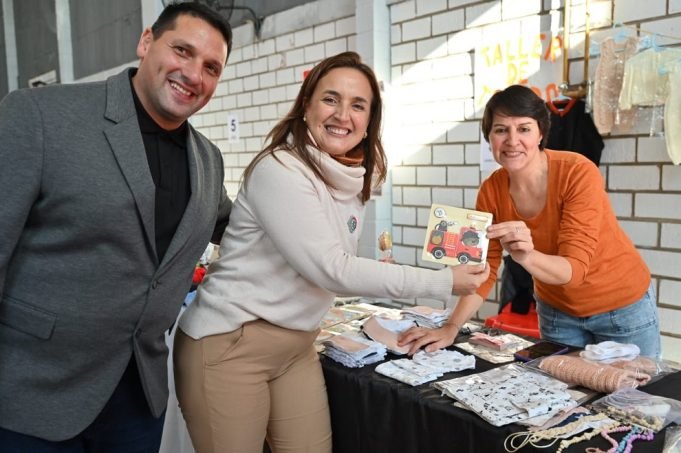 Myrian Prunotto acompañó a la comunidad de Arroyo Algodón en sus Patronales.