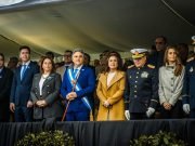 En Colonia Caroya, Llaryora encabezó el desfile cívico-militar en conmemoración del 9 de Julio.