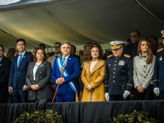 En Colonia Caroya, Llaryora encabezó el desfile cívico-militar en conmemoración del 9 de Julio.