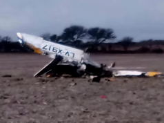 Murió el intendente de Reducción al estrellarse con su avioneta en un campo de San Luis.