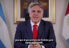 Llaryora aumenta un 84% el haber mínimo jubilatorio y otorga un bono bimestral de $100 mil para jubilados que cobran hasta $1.300.000.