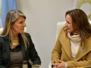 Prunotto participó en un encuentro de mujeres con la jueza federal Sandra Arroyo Salgado.