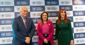 Myrian Prunotto acompañó la apertura de la Asamblea del Notariado Argentino.