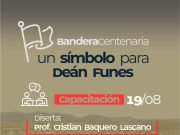 Ya hay fecha para la capacitación sobre la “Bandera Centenaria”, símbolo de Deán Funes.