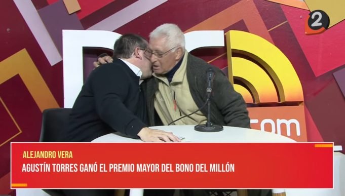 El generoso gesto de un ganador del bono solidario a beneficio de José y Ale Vera, redujo la cifra final de recaudación.