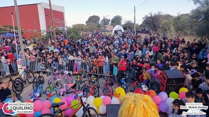 Quilino y Villa Quilino celebran el 3° Festival de la Niñez este sábado