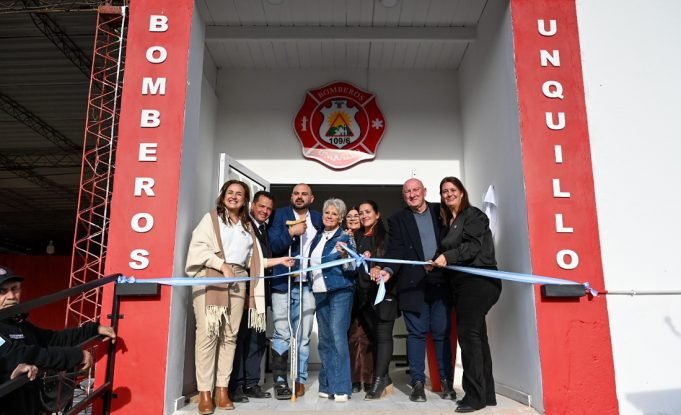 Unquillo: la vicegobernadora inauguró nuevas instalaciones en el cuartel de Bomberos Voluntarios.