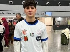 Un sueño que cruza fronteras: el joven deanfunense Álvaro Carballo viajó a Italia para probarse en el fútbol profesional.
