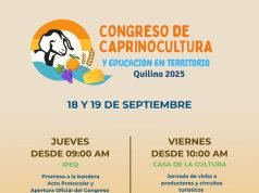 Quilino será sede del Primer Congreso de Caprinocultura y Educación en Territorio.