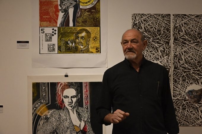 Se inauguró la 3ª Muestra Sudamericana de Arte Impreso Río de Janeiro–Córdoba, en la Legislatura Histórica.