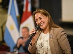 Myrian Prunotto: “Vamos a seguir defendiendo la educación libre, pública y gratuita”.