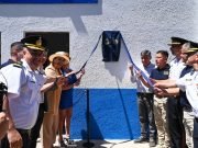 Myrian Prunotto presidió la inauguración de la Base de Operaciones de la División de Infantería Tulumba.