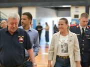Myrian Prunotto presidió la apertura de la Copa Bomberil en Alta Gracia.