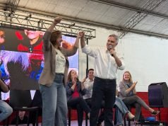 Multitudinario Acto radical de Provincias Unidas en Estación Juárez Celman.