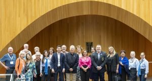 Prunotto recibió una comitiva del Rotary Internacional de Estados Unidos.