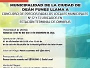 Llamado a concurso de precios para los locales 12 y 1 de la Estación Terminal de Ómnibus.