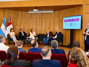 Presupuesto histórico: Prunotto celebró la visita del ministro de economía mediante X.