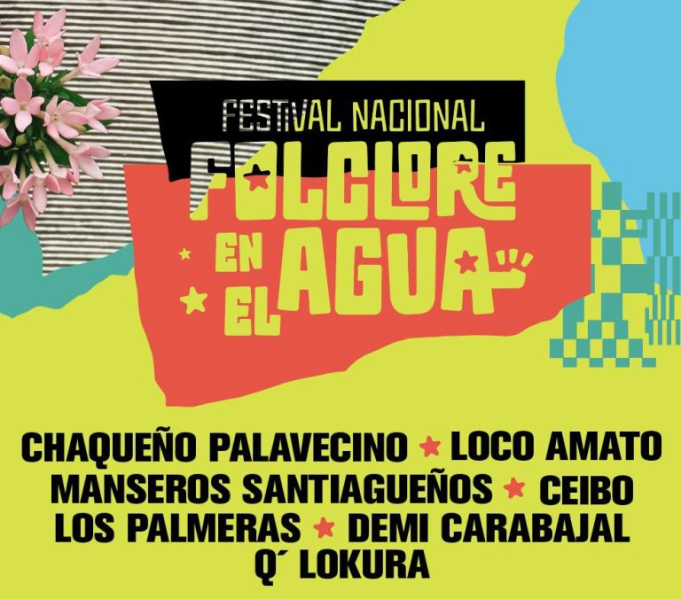 Villa del Rosario tiene confirmada su grilla artística del Festival Nacional de Folclore en el Agua 2026.