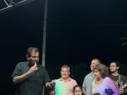 Legislador Figueroa Felicitó y Colaboróó en Multitudinaria Peña Navideña en Quilino.