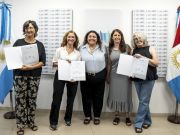 La Legislatura reconoció a las artistas Adriana Mufarrege y Beatriz Laborde.