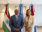 La vicegobernadora recibió al embajador de la India