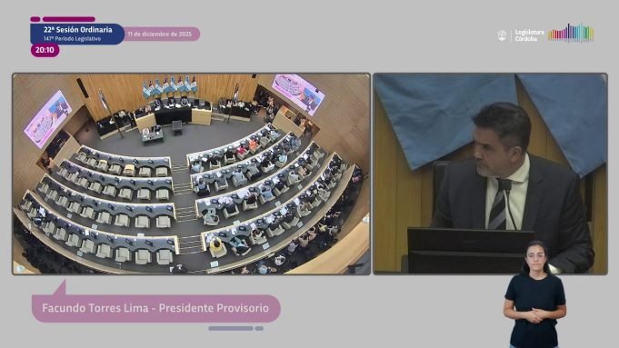 SEGUÍ EN VIVO LA 22ª SESIÓN ORDINARIA – 147º PERIODO LEGISLATIVO – 11 DE DICIEMBRE DE 2025.