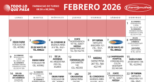 FARMACIAS DE TURNO FEBRERO 2026.