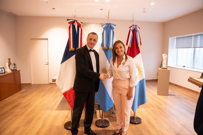 Prunotto recibió al Cónsul General de Francia en Argentina