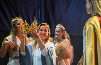 Myrian Prunotto presidió el cierre de la 70ª Fiesta Nacional del Trigo en Leones