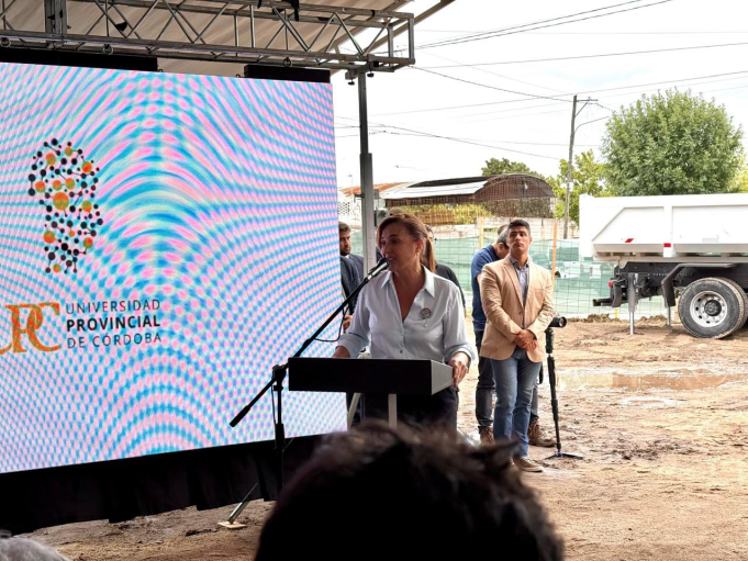 Prunotto destacó la creación de una nueva sede de la Universidad Provincial de Córdoba en la zona sur de la ciudad capital.