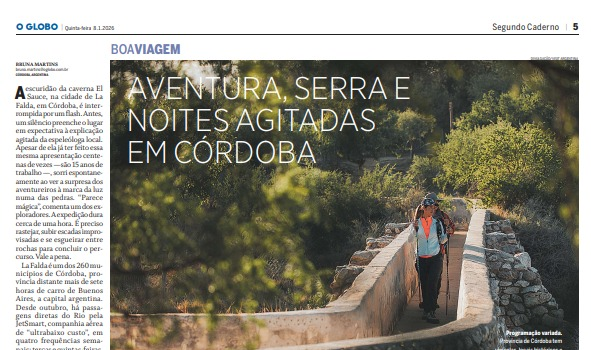 O’Globo de Brasil destacó a Córdoba como destino turístico