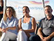 Myrian Prunotto encabezó la inauguración del Polideportivo Social de barrio Floresta Norte