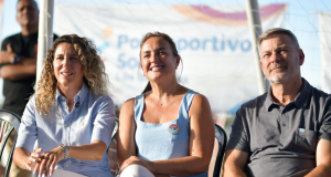 Myrian Prunotto encabezó la inauguración del Polideportivo Social de barrio Floresta Norte