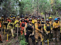 Más de 150 bomberos cordobeses colaboraron en Chubut