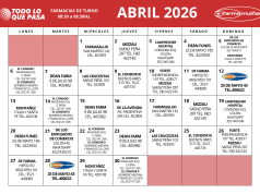 FARMACIAS DE TURNO ABRIL 2026.